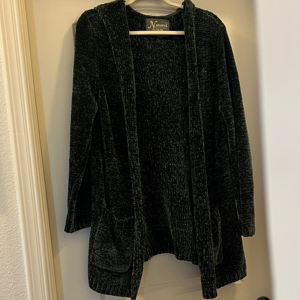 Natural Reflections Dark Knit Women's Cardigan